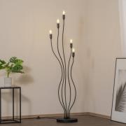 Opviq Golvlampa Bonibon 13231 svart metall höjd 155 cm 5 lampor