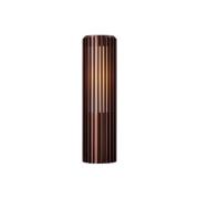 Nordlux Sockellampa Aludra 45 Seaside, aluminium, brun metallic