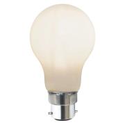 STAR TRADING LED-lampa B22 7,5W 2.700K Ra90 opal