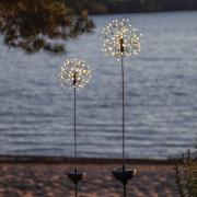 STAR TRADING LED-solcellslampa Firework med markspett 85 cm
