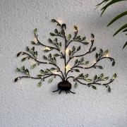 STAR TRADING LED-solcellsvägglampa Tree of life