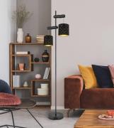 Globo Golvlampa Clarke, 2 lampor, höjdjusterbar