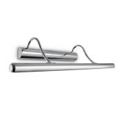 Ideallux Vägglampa Mirror-10, krom, 60 cm