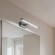 TK Lighting Gallery LED-vägglampa, svart, metall bredd 41,5 cm IP44