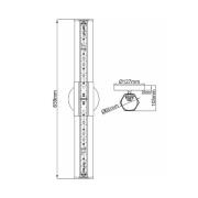 Quintiesse Facet Dual LED-badrumsvägglampa, svart, 2 lampor, bredd 66 ...