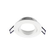 Deko-Light Samsola takinbyggnadslampa, vit, Ø 8 cm, metall