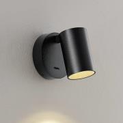 Deko-Light CAN TILT spotlight till vägg, svart, Ø 10 cm metall GU10-ko...