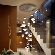 Schuller Valencia LED-hänglampa Sphere, 27 lampor, flerfärgad, Ø 83 cm...