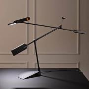 Stilnovo Halley LED-bordslampa, svart, utsprång 100 cm