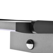 LED-vägglampa CMD 9081, sensor, antracit, 21 cm, CCT, IP54