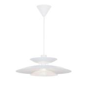 Viokef Hänglampa Nino, vit, Ø 45 cm, metall