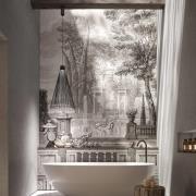Karman utomhus LED-hänglampa Ikonika, svart, Ø 40 cm, IP55