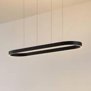 Lucande Smart LED-hänglampa Melinay, svart, CCT, Tuya