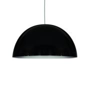 Oluce hänglampa Sonora, svart, plast, E27