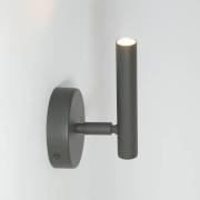 SIGMA Vägglampa Sopel, olivgrön, 1 lampa, stål, höjd 15 cm