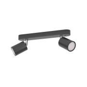 EGLO connect Smart Spot Adfira-Z, svart, 2 lampor, stål