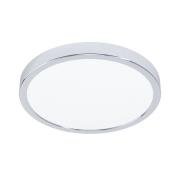 EGLO connect Smart påbyggnadslampa med LED Fueva 6-Z, krom, Ø27cm