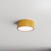 TEMAR LIGHTING Cleo 200 taklampa, guld, sensor, IP54, Ø 20 cm, metall