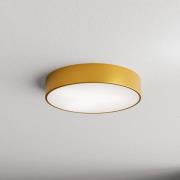 TEMAR LIGHTING Cleo 400 taklampa, guld, sensor, IP54, Ø 40 cm, metall