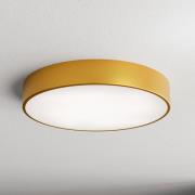 TEMAR LIGHTING Cleo 500 taklampa, guld, sensor, IP54, Ø 50 cm, metall
