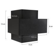 Steinhauer LED-vägglampa Muro 3367, svart, upp/ner, G9, 2 700 K
