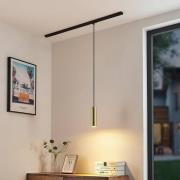 Lindby pendellampa Linaro, 20 cm, guld, 1-fas, GU10