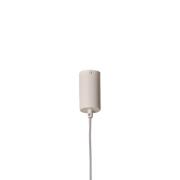 SIGMA Hänglampa Sopel 1, taupe, 1 lampa, stål, G9, Ø 5 cm