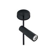 SIGMA Takspotlight Leda 1, antracit, 1 lampa, stål, höjd 34 cm