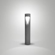 Fabas Luce LED-väglampa Teo, 60 cm hög, svart, metall, IP65