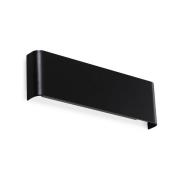 Ideallux Ideal Lux LED-vägglampa Delta, svart, B 30 cm, upp/ner