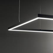 Ideallux Ideal Lux LED-pendellampa Oracle Slim 70 x 70 cm svart 3 000 ...