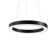 Ideallux Ideal Lux LED-hänglampa Oracle, Ø 60 cm, svart, 3 000 K