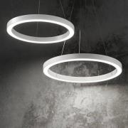 Ideallux Ideal Lux LED-hänglampa Oracle, Ø 70 cm, vit, 3 000 K