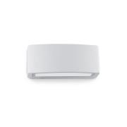Ideallux Ideal Lux utomhusvägglampa Andromeda, grå, bredd 22 cm, alumi...