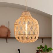 GOOD & MOJO Hänglampa Mendoza, natur, Ø 40 cm, bambu E27