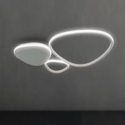 Viokef LED-taklampa Helix, silverfärgad, längd 62 cm, metall