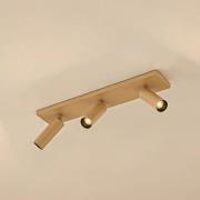 Arcchio takspotlight Brinja Slim, brun, 3 lampor, GU10 MR11