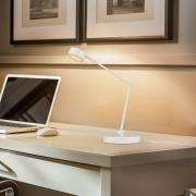 Lindby bordslampa Jyla, vit, 2700K, GX53, järn