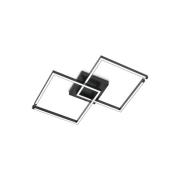 Knapstein LED-taklampa Lina, svart, 97 x 54 cm, dimbar