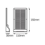OSRAM LED-solcellslampa för utomhusbruk DOORLED, vit, sensor, IP44