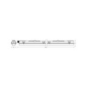 OSRAM våtrumslampa SUBMARINE PCR 159 cm 1x G13 T8 LED IP65