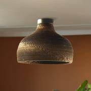 OSRAM taklampa HAT, brun, Ø 36 cm, wellpapp, E27