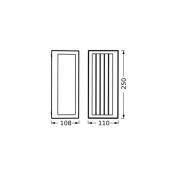 OSRAM utomhusvägglampa ENDURA CLASSIC RADICK, mörkgrå, IP65