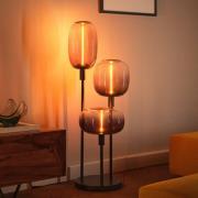 OSRAM golvlampa DECOR STICK, mörkgrå, höjd 78 cm, 3 x E27