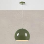 Markslöjd Pendellampa Pop, Ø 28 cm, grön, metall
