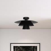Luminex Taklampa Plato, svart, metall, Ø 38 cm, E27