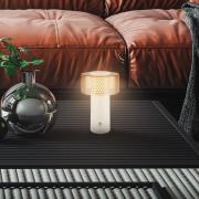 Briloner LED-bordslampa med batteri Brilo unplugged Gila, brun/grå, 21...