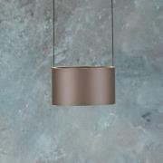 PURE LED-pendellampa Clipse, bronsfärgad Ø 20 cm CCT, 2 lampor