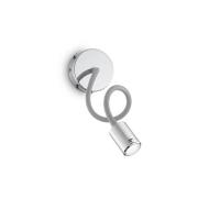 Ideallux Ideal Lux LED-vägglampa Focus 1, kromfärgad, 55 cm