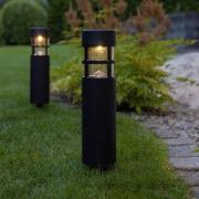 STAR TRADING Solcellsdriven LED-sockellampa Rundi i 2-set